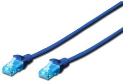 Fotoja e Kabllo patchcord Digitus U/UTP, Cat 5e, 0.5m, e kaltër