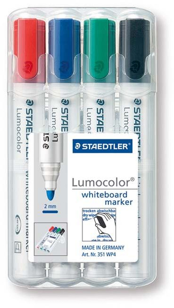 Fotoja e Marker për tabelë Staedtler 351, 4 copë