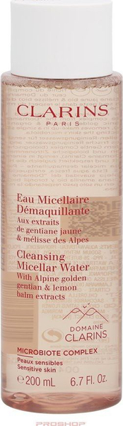 Fotoja e Ujë micellar Clarins Cleansing, 200 ml