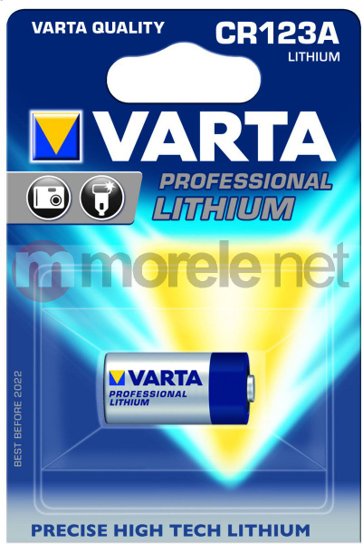 Fotoja e Bateri Varta Battery Professional Lithium CR123 1600mAh