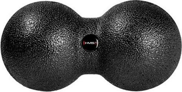 Fotoja e Top masazhi HMS Duo Ball 12 x 24cm, i zi (BLM02)