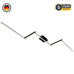 Fotoja e Ndriçues Briloner LED 2,2m, 24W, 3000 lm, i bardhë/zi
