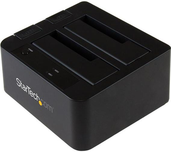 Fotoja e Stacion dokues StarTech për disqe 2.5”/3.5” SDOCK2U313, USB 3.2 Gen 2, i zi
