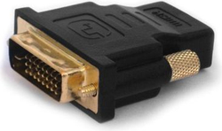 Fotoja e Adapter Savio CL‑21 HDMI femër në DVI‑D mashkull, 1920×1080 rezolucion, i zi