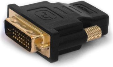 Fotoja e Adapter Savio CL‑21 HDMI femër në DVI‑D mashkull, 1920×1080 rezolucion, i zi