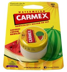 Fotoja e Balsam hidratues për buzë Carmex Watermelon, 7.5g, transparent