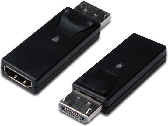 Fotoja e Përshtatës Assmann Digitus DisplayPort-	HDMI AK-340602-000-S, i zi