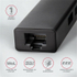 Fotoja e Hub AXAGON, 3x USB-A + Gigabit Ethernet, metal, Picture 3