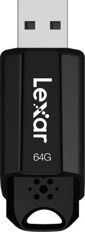 Fotoja e USB Pendrive Lexar JumpDrive S80 LJDS080064G-BNBNG, 64GB, e zezë