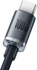 Fotoja e Kabllo karikimi / të dhënash Baseus Crystal Shine Series USB-A - USB-C, 100W, 2m, e zezë, Picture 3
