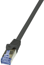 Fotoja e Kabllo LogiLink CAT6a, Patchcord, S/FTP, 5m, e zezë