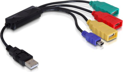 Fotoja e Shpërndarës kabllor HUB USB Delock, 3x USB-A 2.0