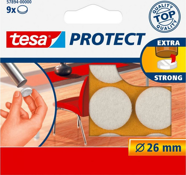 Fotoja e Aksesorë për karriga Tesa H5789400 TESA, 26mm, 9 copë, të bardha