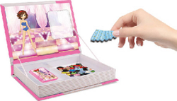 Fotoja e Puzzle magnetik Smily Play Fashionable Lady, +3 vjeç