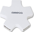 Fotoja e USB Hub Omega, 4 porte, USB 2.0, e bardhë, Picture 1