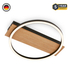 Fotoja e Ndriçues Briloner LED 13 W,  1400 lm, 3000K, 34×30×6cm, i zi/kafe, Picture 1