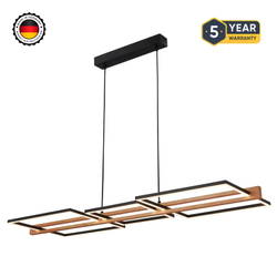 Fotoja e Ndriçues Briloner LED 38 W, 4900 lm, 3000 K, 108×35×150 cm, i zi
