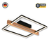 Fotoja e Ndriçues Briloner LED 14 W, 1650 lm, 3000 K, 43×35×7,5 cm, i zi/kafe e hapur, Picture 1