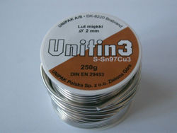 Fotoja e Kallaj saldues Unipak Nr.3-SN97 Cu3, 2 mm, 250 g