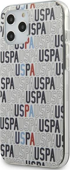 Fotoja e Mbrojtëse U.S. Polo ASSN Logo Mania, për iPhone 12 Pro Max, 6.7", shumëngjyrëshe