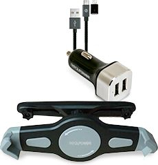 Fotoja e Karikues Realpower, 2x USB-A, 2.4A, i zi