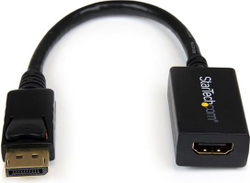 Fotoja e Përshtatës StarTech DisplayPort në HDMI AV, i zi