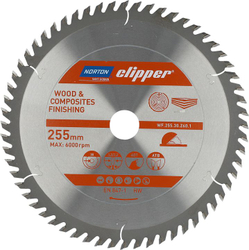 Fotoja e Disk prerës Norton Clipper 250 mm × 30 mm, 60 dhëmbë ATB