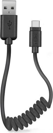 Fotoja e Kabllo SBS Mobile USB-A – USB-C, 0.5 m, e zezë