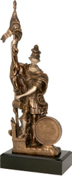 Fotoja e Statujë St. Floriana Trymf, e bronztë