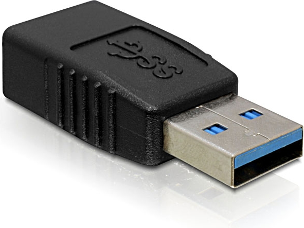 Fotoja e Adapter USB DeLock (65174), USB në USB, i zi
