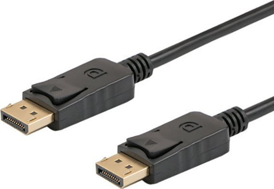 Fotoja e Kabllo Savio DisplayPort - DisplayPort, 2m, e zezë