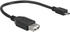 Fotoja e Adapter USB OTG Goobay, USB‑A grua në Micro‑USB B mashkull, 0,2 m, USB 2.0, i zi, Picture 1