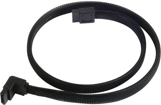 Fotoja e Kabllo SilverStone (SSTCP08) SATA - SATA, 0.5m, e zezë