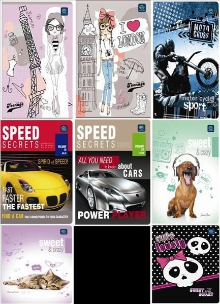 Fotoja e Fletore Interdruk, A5, 32 faqe, me katrorë, 10 copë