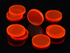 Fotoja e Set shënuesish për lojra Crafters: Acrylic Markers - Transparent - Fluo - Red, 10 copë, Picture 1