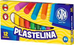 Fotoja e Plastelinë Astra, 12 copë, shumëngjyrëshe