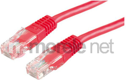 Fotoja e Kabllo rrjeti Value, UTP, Cat6, 5 m, e kuqe