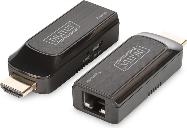 Fotoja e Zgjatues sinjali HDMI AV Digitus DS-55203, deri në 50m, i zi