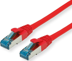 Fotoja e Kabllo patchcord Value, SFTP, PiMF, CAT 6a, 1 m, e kuqe (99/21/1921)