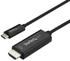 Fotoja e Kabllo USB StarTech, USB-C në HDMI, 2 m, e zezë, Picture 1