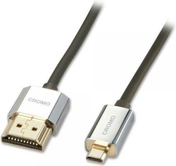 Fotoja e Kabllo Lindy HDMI Micro-HDMI, 1 m, e argjendtë (41681)