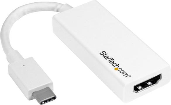 Fotoja e Kabllo konvertuese Startech USB-C-HDMI, e bardhë