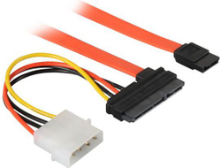 Fotoja e Kabllo SATA Goobay 22-pin - 22-pin 68175, 0.5 metra, e zezë