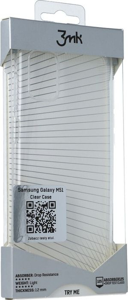 Fotoja e Mbrojtëse për celular 3MK për Samsung Galaxy M51, transparente