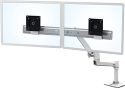 Fotoja e Mbajtëse për ekran Ergotron LX Desk Dual Direct Arm, për 2 monitorë deri në 25″, e bardhë