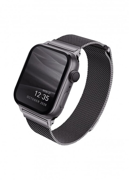 Fotoja e Rrip metalik UNIQ Dante për Apple Watch 38/40mm, i hirtë
