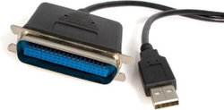 Fotoja e Kabllo StarTech (ICUSB128410), USB-A në IEEE 1284, 3m, e zezë