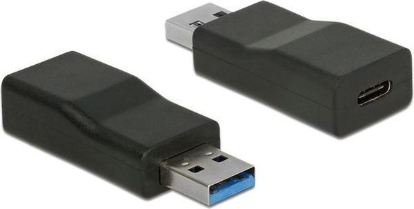 Fotoja e Përshtatës USB Delock USB-C - USB, i zi