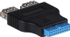 Fotoja e Përshtatës Akyga 19-pin në 2x USB 3.0, i zi, Picture 1