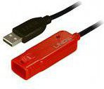 Fotoja e Kabllo USB Lindy USB-A në USB-A, 8m, e zezë
